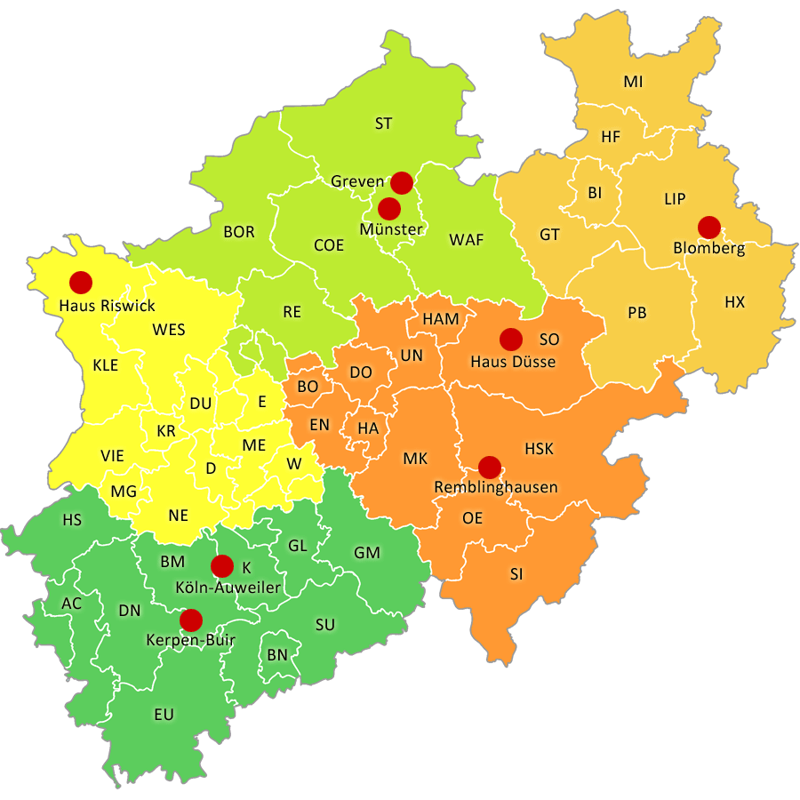 Versuchsstationen der Landwirtschaftskammer Nordrhein-Westfalen